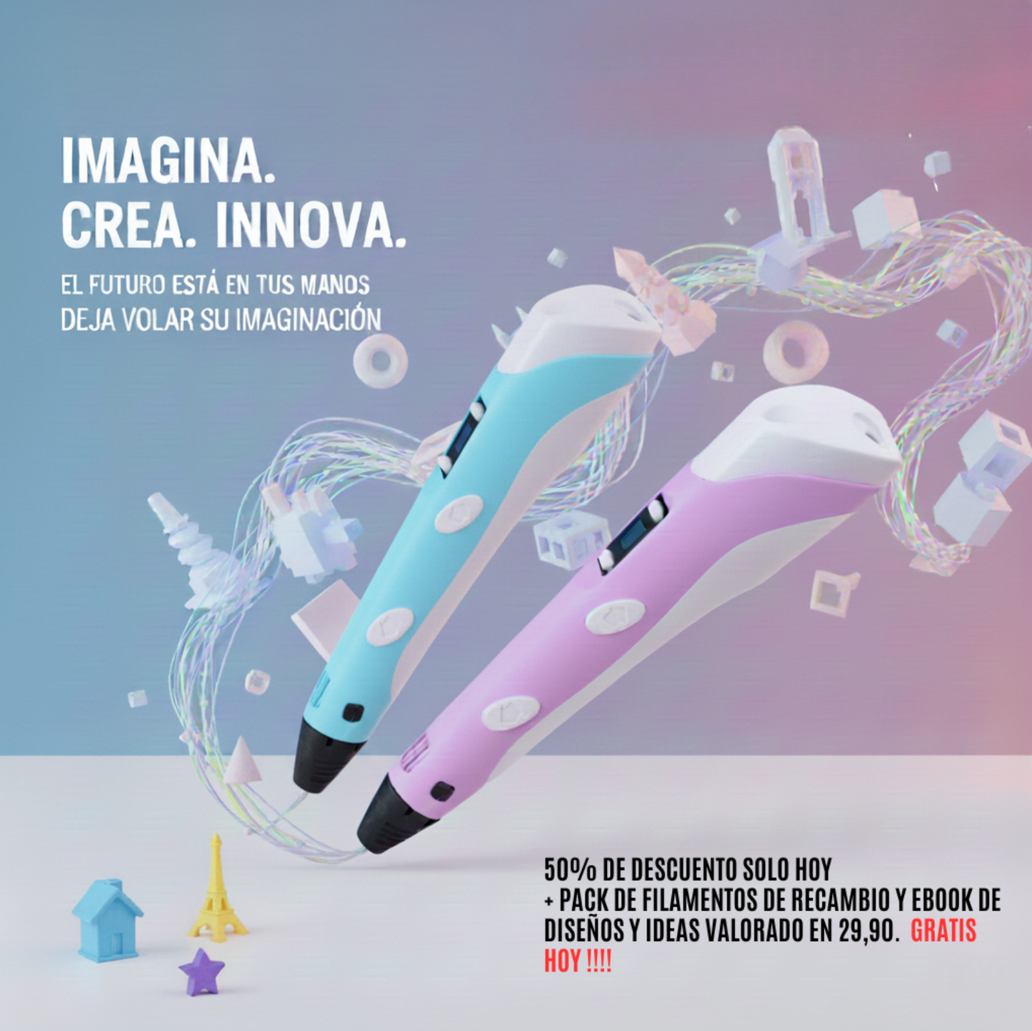 El Bolígrafo 3D que Despierta la Imaginación de los Niños.