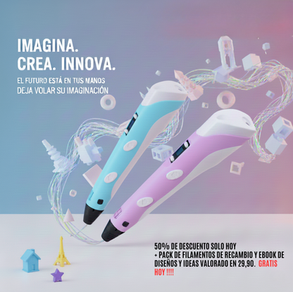 El Bolígrafo 3D que Despierta la Imaginación de los Niños.