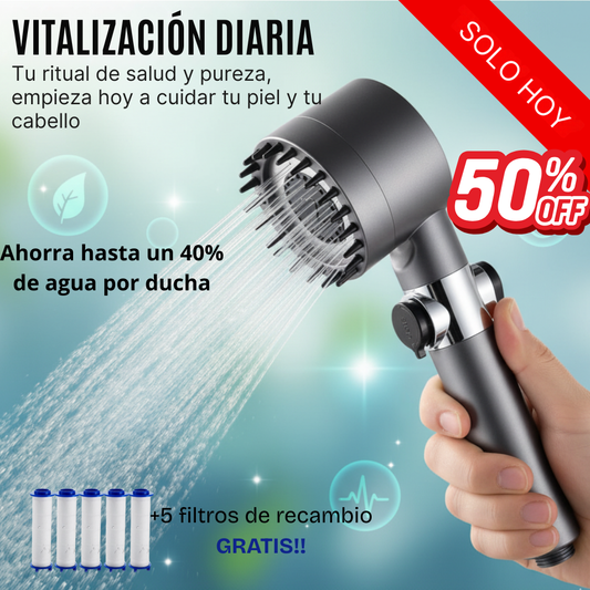 Tu Ducha Está Envejeciendo Tu Piel y Debilitando Tu Cabello