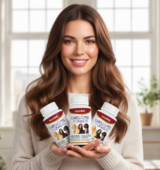 SUP Suplemento Cabello, Piel y Uñas – 60 Cápsulas Fortalecedoras