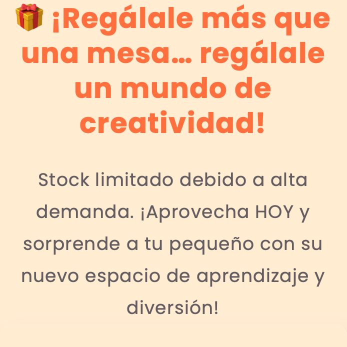 Mesa 6 en 1: Horas de Diversión y Creatividad sin Pantallas.