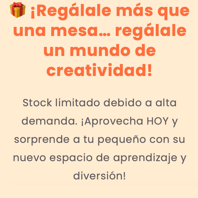 Mesa 6 en 1: Horas de Diversión y Creatividad sin Pantallas.