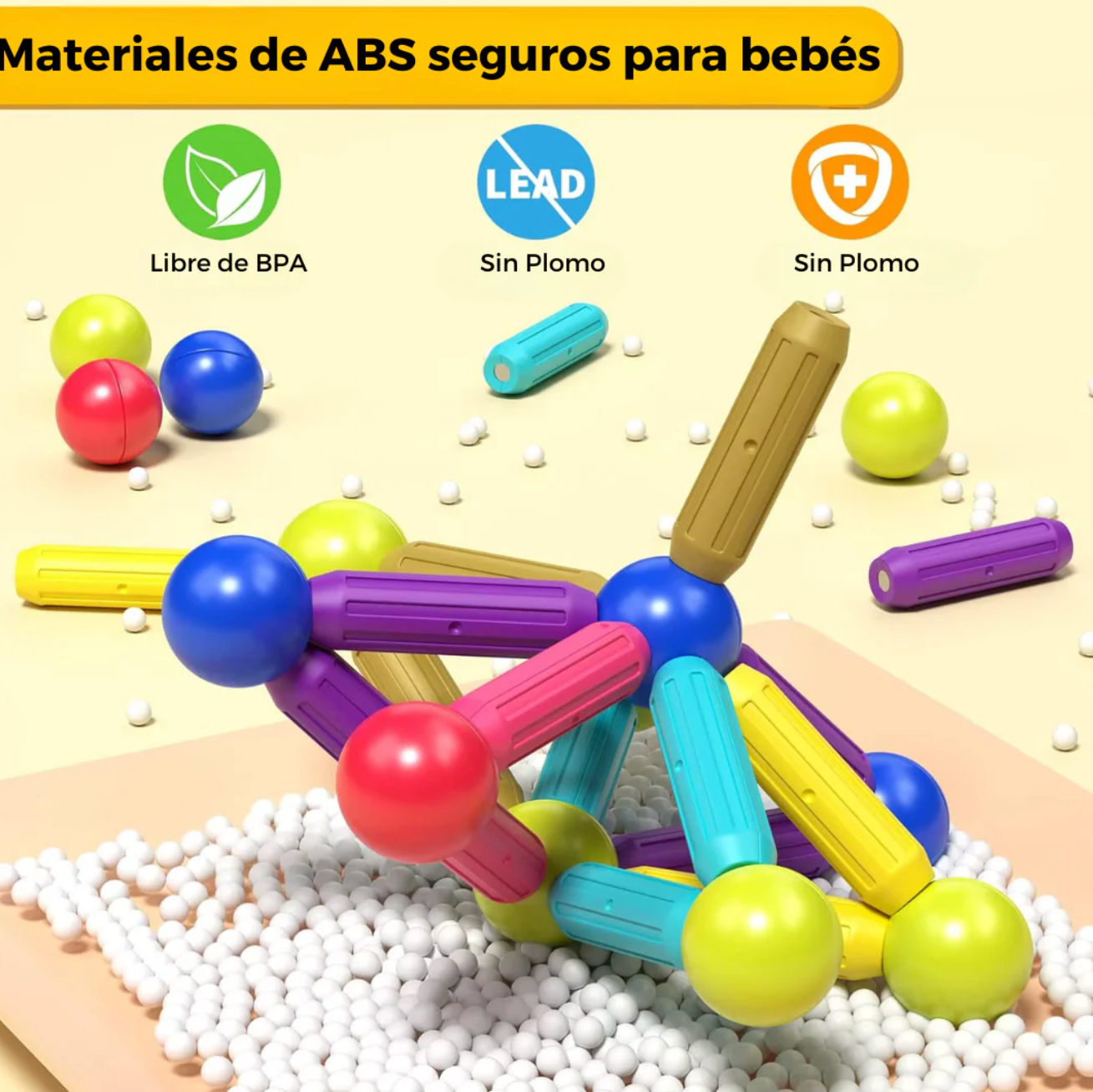 Construye diversion y aprendizaje con bloques magneticos