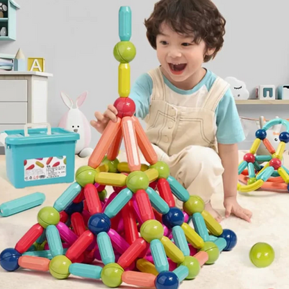 Construye diversion y aprendizaje con bloques magneticos