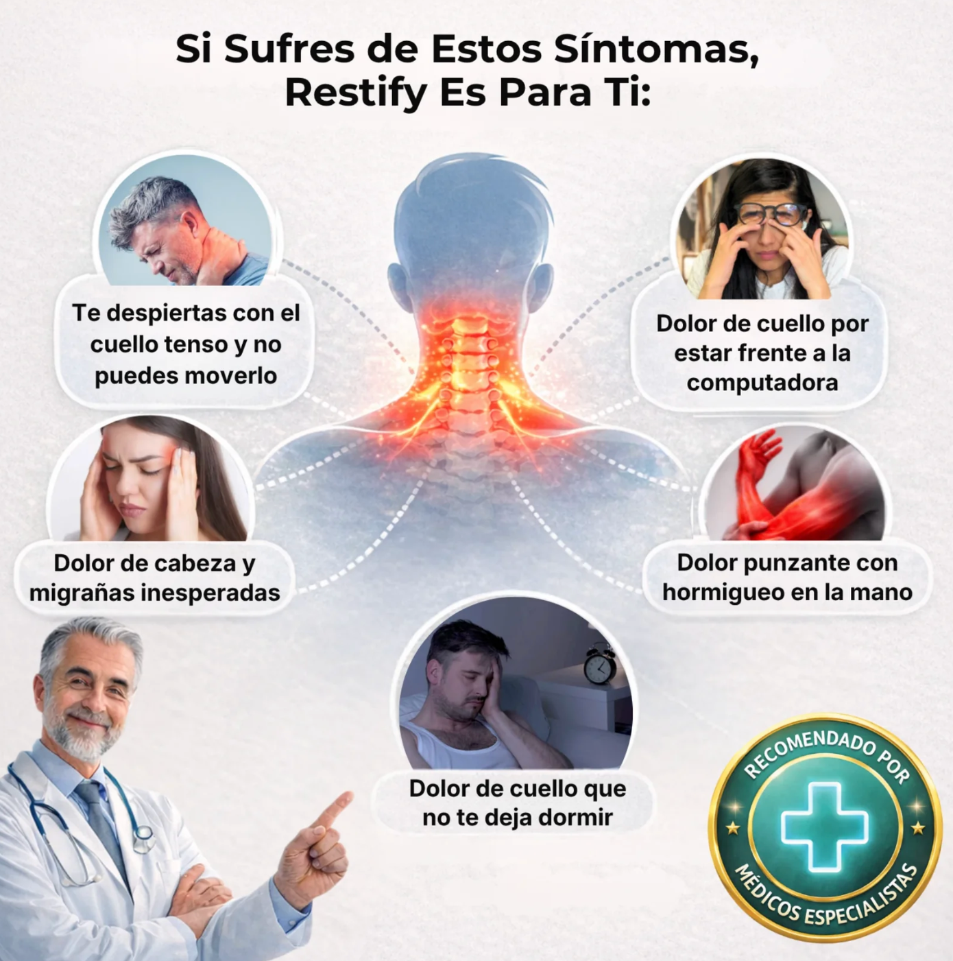 Masajeador cervical. Adiós tensión, hola movilidad en minutos.
