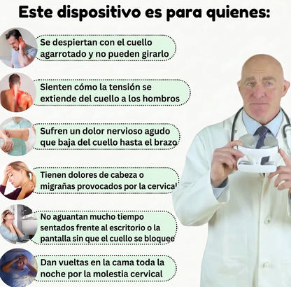 Masajeador cervical. Adiós tensión, hola movilidad en minutos.