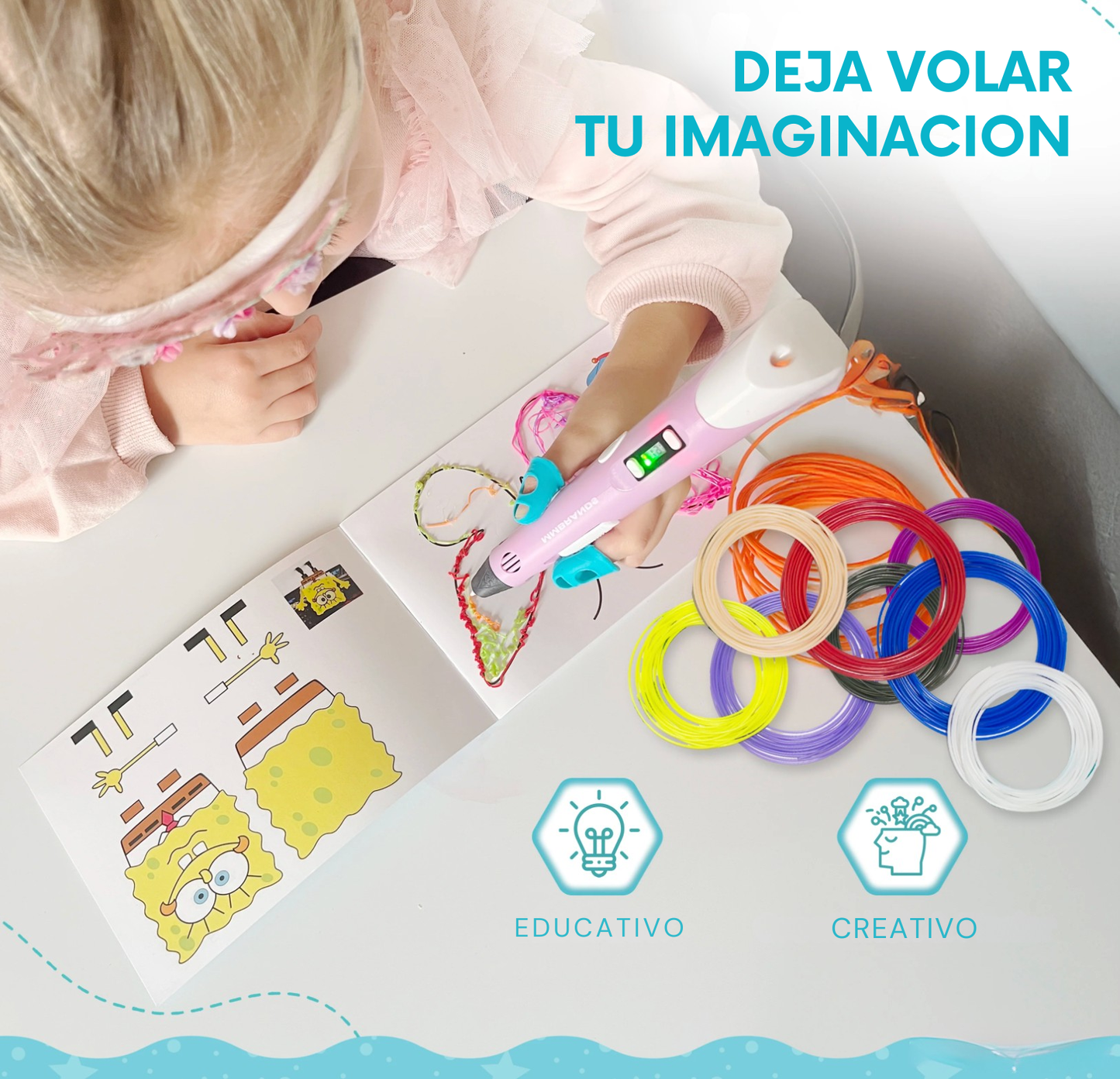 El Bolígrafo 3D que Despierta la Imaginación de los Niños.