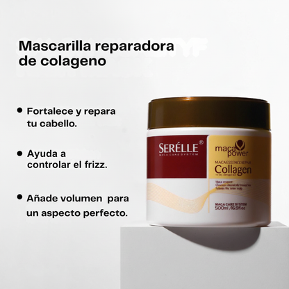 Cepillo 5 en 1 + Mascarilla Capilar: repara, nutre y moldea tu cabello.