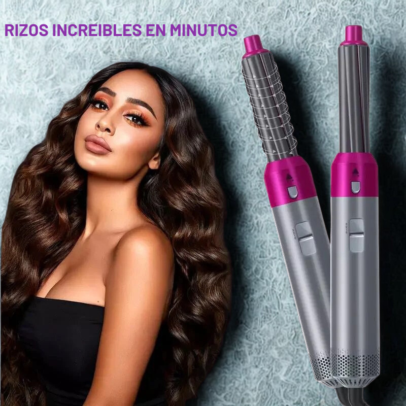 Cepillo 5 en 1 + Mascarilla Capilar: repara, nutre y moldea tu cabello.