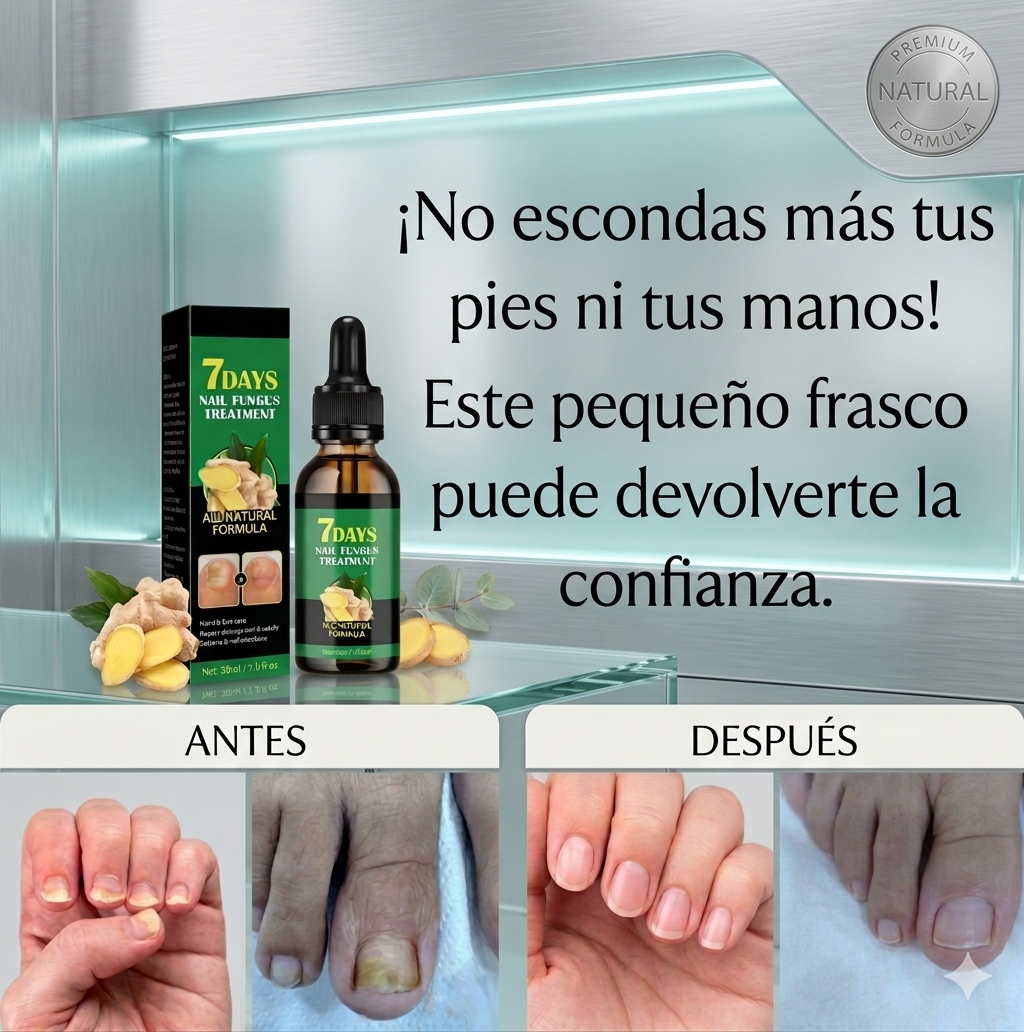 Tratamiento anti hongos 100% NATURAL 7 dias (2x1)