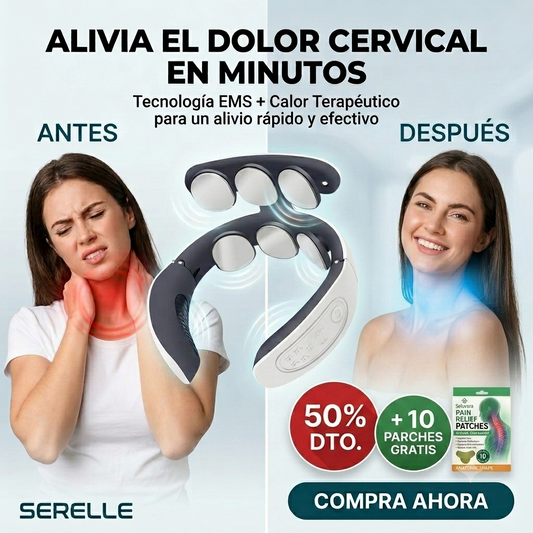 Masajeador cervical. Adiós tensión, hola movilidad en minutos.