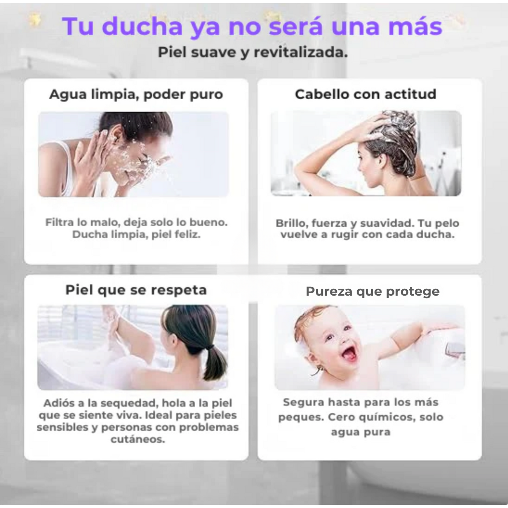 Tu Ducha Está Envejeciendo Tu Piel y Debilitando Tu Cabello